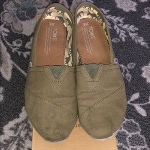 Toms classics canvas olive